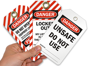 Danger Lockout Tags