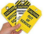 Caution Safety Tags