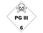 Class 6 PG III Placards