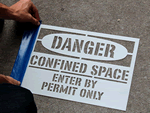 Confined Space Stencils