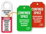 Confined Space Tags | Do Not Enter Without Permit Tags