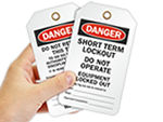 Equipment Locked Out Tags & Safety Lock Out Tags