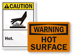 Hot Warning Labels