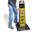 Ice and Snow Warning Signs for Sidewalks