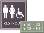 LeatherTex Office Door Signs