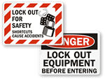 Lockout Signs