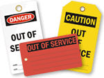 Out of Service Tags | Equipment Out of Service Tags