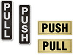 Push Pull Glass Door Decals