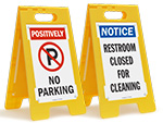 Stand Up Floor Signs