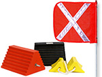 Warning Whips and Wheel Chocks