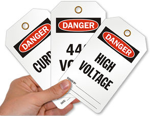 High Voltage Tags