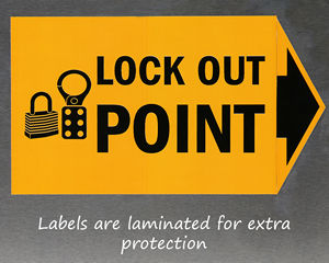 Lock out point labels