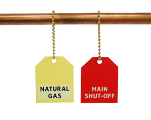 At-a-Glance Normally Closed Valve Tag