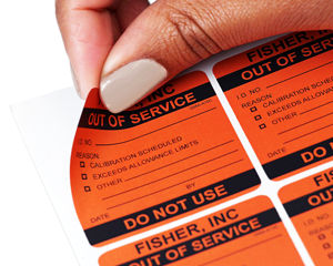 Out of Service Labels