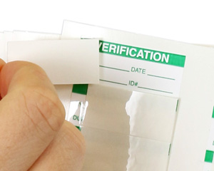 Verification Label