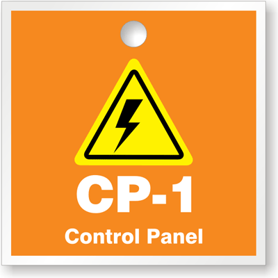 Control Panel Identification Tags Energy Source Control Panel ID Tag - Safety Tag, SKU: TG-0387