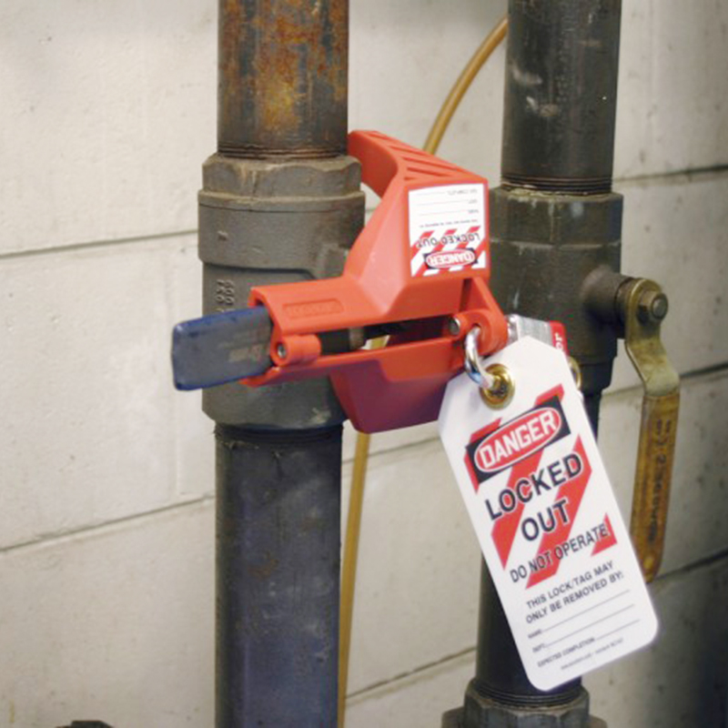 STOPOUT Ball Valve Lockout | Stop Valves From Being Turned Signs, SKU