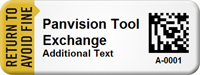Personalized 2D Avoid Fine Barcode Asset Tag