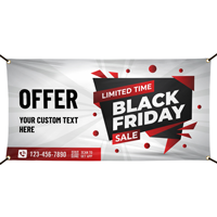 Limited Time Black Friday Sale Banner