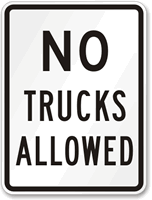 Aluminum Parking Sign