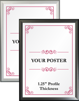 Aluminum Holder Snap Frame Sign Wall Mount