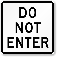 Aluminum Parking Sign
