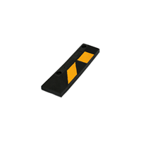 Home Parking Wheel Stop Yellow Strips