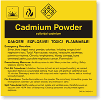 ANSI Chemical Label