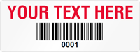 Rectangular Custom Template  Barcode