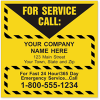 For Service Call …