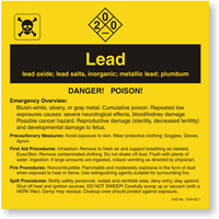 ANSI Chemical Label