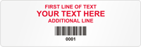 Rectangular Custom Template  Barcode