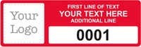 Rectangular Custom Template  Numbering