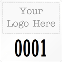Square Custom Template  Numbering
