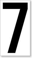 Placard Numbers  7