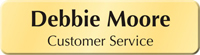 Customizable Bugle Name Badge