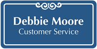 Custom ShowCase™ Engraved Name Badge
