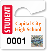 Plastic ToughTags™ Parking Permits, Mini
