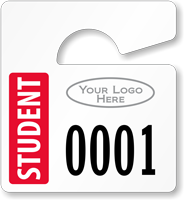 Plastic ToughTags™ Parking Permits, Mini