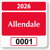 Parking Labels   Design SQ1
