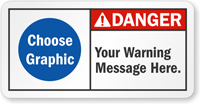 Custom ANSI Sign Choose Clipart Add Danger Message
