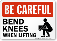 Be Careful  Sign