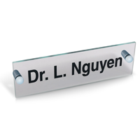 Add Your Text Custom Clear Acrylic Sign