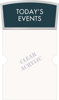 Custom Apex Message Holder Sign 15.625" x 9.25"