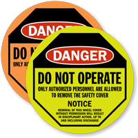 Do Not Operate Steering Wheel Lock Out Message Cover