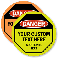 Danger: Your Custom Text Here