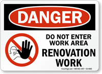 OSHA Danger Sign