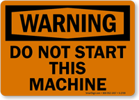 Warning Sign: