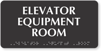 Braille Tactile Touch  Sign