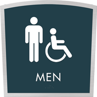 Apex Regulatory Sign with Braille 8.625" x 8.625"
